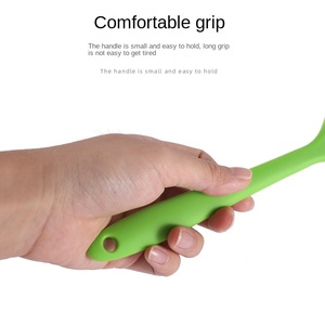 Factory 8in 27.5cm Large Food-Grade <b>Silicone</b> Dishwasher Safe Cake Scraper Kitchen Spatula Set <b>Baking</b> & Pastry Tools Gadgets - Product Image 3