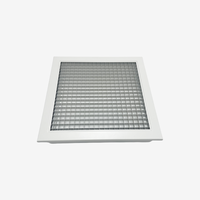 Système HVAC Gousset en aluminium carré Climatisation diffuse Grille d'oeuf Couvercle d'évent