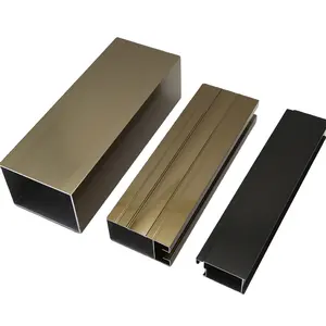 Shop Wholesale aluminium profile bronze color For Construction Uses 