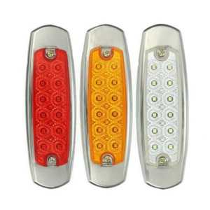 Mini Faro Antiniebla LED de Alta Potencia, Luz Lateral Blanca, Ámbar y Roja, 24V/10-30V DC, 1 Año de Garantía, IP65 Impermeable, Certificación CE ROHS, para Todoterreno - Product Image 1