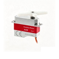 Micro-servo HV A08 V6.0 sans noyau à engrenages métalliques de haute qualité 3.2Kgf.cm 0.09sec pour planeur DLG