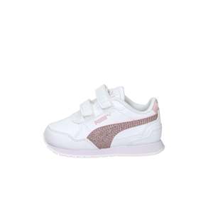 Sneakers Puma per Bambina Bianche e Rosa con Chiusura in Velcro, Taglia per Bambini Piccoli - Product Image 1