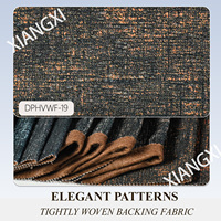 Tissu de velours hollandais respirant à motif bronzé pour canapé, textile de maison, rembourrage épais, design imprimé en ligne
