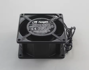 220v-240v DC高速低噪声8038轴向冷却风扇铝框架和HB滚珠轴承，用于最佳电风扇 - Product Image 3