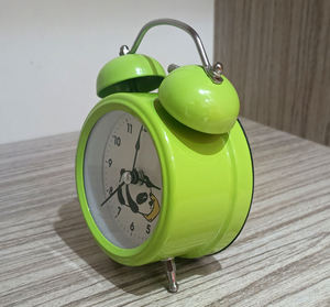 Mini Reloj <span class=keywords><strong>Despertador</strong></span> Doble Campana, Retro, Portátil, de Cuarzo, Electrónico, de Plástico, Minimalista, con Agujas, para Oficina, Mesita de Noche, Hogar, Escritorio - Product Image 6