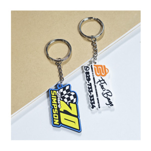 Design <b>Custom</b> Cartoon Character Animation PVC <b>Keychain</b> Kawaii Silicone Accessories Soft PVC <b>Keychain</b> - Product Image 4