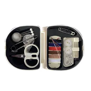 Маленький инструмент, Многофункциональная кнопка, пин, ножницы, пинцет «сделай сам», мини-наборы для шитья для путешествий для детей