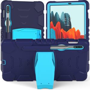 เคสแท็บเล็ตสำหรับ <span class=keywords><strong>Samsung</strong></span> <span class=keywords><strong>Galaxy</strong></span> <span class=keywords><strong>Tab</strong></span> S10 <span class=keywords><strong>FE</strong></span> X520 / S9 <span class=keywords><strong>FE</strong></span>/X510/S9 X710/<span class=keywords><strong>S7</strong></span> T870/S8 X700ขาตั้งสายคล้องไหล่ที่จับดินสอ - Product Image 5