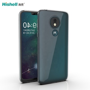 Personalizar a prueba de golpes transparente Anti amarillo ultrafino TPU parachoques fundas de teléfono móvil contraportada para Motorola Moto <span class=keywords><strong>G7</strong></span> POWER - Product Image 4