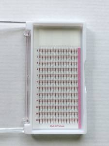 Propre marque de haute qualité 12 lignes/plateaux 3D Extensions de cils plats synthétiques facile à la main 0.15mm prix de beauté compétitifs - Product Image 6