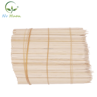 Bâton de bambou écologique brochette Machine emballage 2mm-6mm taille finition polie sécurité alimentaire facilement nettoyé BBQ gril outils en gros