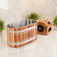 Bain froid portable pour une personne avec spécifications complètes, idéal pour la relaxation et la récupération à domicile