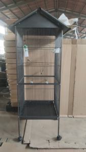 TIANHAIDA toptan büyük çelik kafes Coop Pet papağan kafes kuş kafesi çatı ve kuş papağan için yiyecek kasesi üreme kafesi - Product Image 2