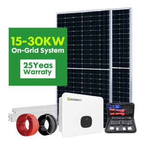Kit de Paneles Solares Fotovoltaicos de 15-30KW para Techo, Paneles Topcon, Conjunto Completo, Monitor Wifi, Compatible con Tarifa de Conexión a la Red Solar Global, Sistemas de Energía Residencial - Product Image 1