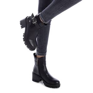 Bottines pour femme Refresh, noires, taille 36, hauteur du talon 80 mm, semelle épaisse - Product Image 5