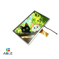 Módulo de Pantalla LCD TFT HMI AIOT de 10.1 Pulgadas, 1024x600 IPS RGB, 50 Pines, 500cd/m2 de Brillo, con Panel Táctil Resistivo para Uso Médico