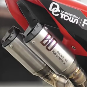 Cho Ducati V2 một nửa hệ thống ống xả Titan Ducati V2 xả - Product Image 2