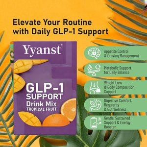 Mezcla de bebida de alta calidad con GLP-1, L-Carnitina y Berberina - Compatible con dieta cetogénica, apoyo al apetito y al metabolismo, sabor a frutas tropicales - Product Image 5