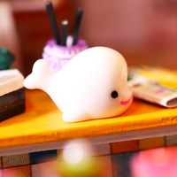 IIECREATE Meilleures ventes de puzzles en bois 3D, boutique de gâteaux, modèle miniature K-1059, jouets artisanaux, maison de poupée, boulangerie