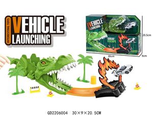 Juguetes <span class=keywords><strong>de</strong></span> Regalo para Niños, <span class=keywords><strong>Pista</strong></span> <span class=keywords><strong>de</strong></span> Carreras <span class=keywords><strong>de</strong></span> Tiburones <span class=keywords><strong>con</strong></span> Lanzamiento, Incluye 1 Auto <span class=keywords><strong>de</strong></span> Juguete <span class=keywords><strong>de</strong></span> Metal Fundido a Presión - Product Image 5