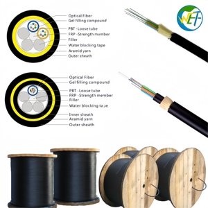 <span class=keywords><strong>Cable</strong></span> de Fibra <span class=keywords><strong>Óptica</strong></span> Monomodo ADSS Totalmente Dieléctrico Autoportante de 4-144 Núcleos G.652D con Revestimiento de PE Aéreo, IEC 60794 IEEE 1138 - Product Image 3