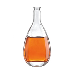 Emballage en verre pour bouteille de vin en verre de 750 ml, bouteille de whisky/vodka de 700 ml, bouteille de jus de fruits/liqueur de 375 ml, surface personnalisée avec bouchon - Product Image 1