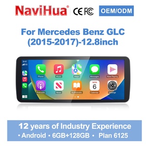 Navihua for Mercedes Benz C Class W205 GLC NTG5.0 2015-2019 Car Upgrade 12.8'' Android Car Radio Multimedia Carplay Auto Stereo - Product Image 1