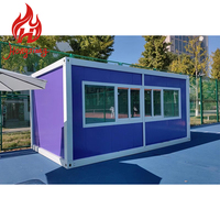 Bâtiment de bureau préfabriqué modulaire portable moderne, maisonnette préfabriquée en conteneur maritime, écologique, pour extérieur
