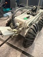 Robot de Inspección de Tuberías de Alcantarillado con Cámara de Drenaje y Elevación Ajustable por Presión de Aire para Monitoreo y Reportes