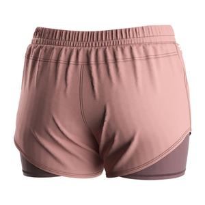 Ropa Deportiva al por Mayor, Pantalones Cortos de Secado Rápido para Gimnasio, Pantalones Cortos de Entrenamiento 2 en 1 para Mujer - Product Image 2