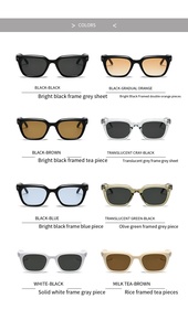Haute qualité unisexe Uv400 Rectangle lunettes de soleil hommes rétro mode <span class=keywords><strong>marque</strong></span> de luxe nuances Logo personnalisé concepteur femmes lunettes de soleil - Product Image 3