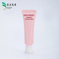 Tube cosmétique vide en PE de 19 mm avec capuchon, impression de logo personnalisée pour crème pour les yeux, fard à paupières, rouge à lèvres, sérum, vente en gros
