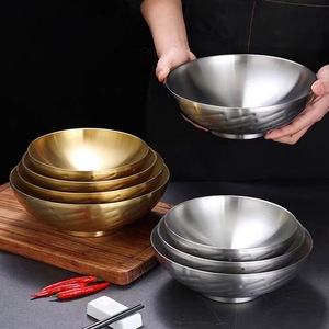 Yolecen Bol conique isolé à double couche en acier inoxydable 304 à pieds hauts et inclinés pour une utilisation à la maison dans un restaurant et un hôtel-pour le froid - Product Image 2