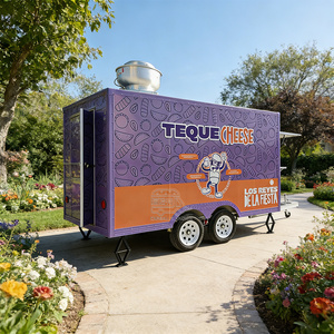 รถขายอาหารเคลื่อนที่ขนาด 3.7 เมตร รถพ่วงขายอาหาร รถขายเบอร์เกอร์เคลื่อนที่ รถพ่วงขายอาหารขนาดเล็ก รถพ่วงขายอาหารแบบ Concession รถพ่วงขายอาหารเคลื่อนที่ - Product Image 1