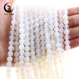 Zhe Ying 6/8/10mm Opal Synthesis Opalite <strong>Stone</strong> <strong>Beads</strong> Natural <strong>Stone</strong> Opalite <strong>Stone</strong> Loose <strong>Beads</strong> - Product Image 5
