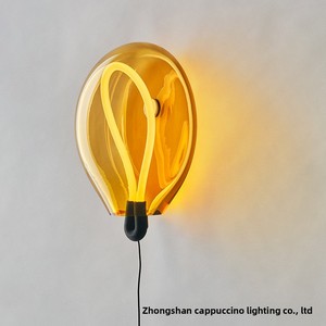 Lámpara de Pared LED de Hierro con Diseño de Globo Dutch <span class=keywords><strong>Bulla</strong></span> para Decoración de Pasillos, Escaleras y Dormitorios de Alta Gama, Iluminación Ambiental - Product Image 2