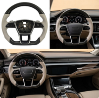 Volant sport en fibre de carbone personnalisé pour Audi A3 A4 A5 A6 A7 A8 Q5 Q7 TT RS3 RS5 RS6 2015-2026