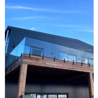 Rambarde en verre duplex 2205 monté sur le côté Nouveau design 2205 Robinet de rambarde en verre sans cadre
