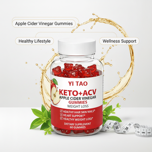 Gomitas de Vinagre de Sidra de Manzana, Suplemento para Adultos, para Adelgazar y Mejorar la Salud Digestiva, Enriquecidas con Vitaminas, 2 por Día - Product Image 4