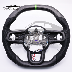 Volante Deportivo ADN de 3 Radios, Calefactable, de Fibra de Carbono para <span class=keywords><strong>Jeep</strong></span> <span class=keywords><strong>Wrangler</strong></span> JK Gladiator JL 2018-2026 - Product Image 4
