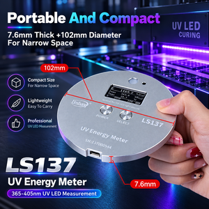 Medidor UV Profesional LS137 para Medición de Energía y Temperatura de Curado LED de 340-420nm - Product Image 2