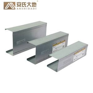 Thép mạ kẽm vách thạch cao <span class=keywords><strong>Stud</strong></span> theo dõi ánh sáng đo kim loại khung kênh cho phân vùng tường hệ thống - Product Image 4