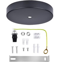 Vente chaude salle à manger pendentif barre lumineuse transfrontalière bord droit applique murale Base plaque de plafond vis Style accessoires d'éclairage