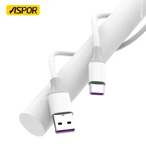ASPOR A128プレミアム1M3.3FT 100W 5APD急速充電USBType CからiPadPhoneタブレット用USBType Cケーブル