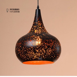 Lámpara colgante industrial retro de un solo cabezal E26 LED redonda para cafeterías, bares y restaurantes - Product Image 1