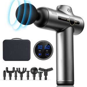 Potente pistola de masaje de percusión de mano, pistola de velocidad recargable, masajeador de vibración e impulso, pistola de masaje muscular - Product Image 1