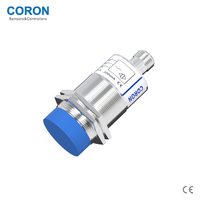 Capteur de Proximité Inductif CORON CLJ-A30-15ANA-G M30 Non Blindé, Portée de Détection 15mm, Sortie NPN NO, Comptage Métallique, Connecteur M12, IP67