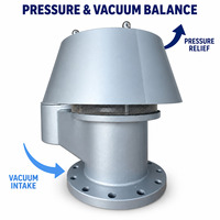 Vanne de ventilation industrielle PVRV toutes saisons pour réservoirs de stockage atmosphériques, à pression et à vide