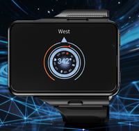 Montre connectée 2024 avec double caméra, GPS Android, suivi d'activité, fonction d'appel, boussole et surveillance de la fréquence cardiaque - Unisexe