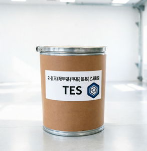 Ácido <span class=keywords><strong>TES</strong></span> 2-[[Tris(hidroximetil)metil]amino]etanosulfónico CAS 7365-44-8, Tampón Biológico - Product Image 1